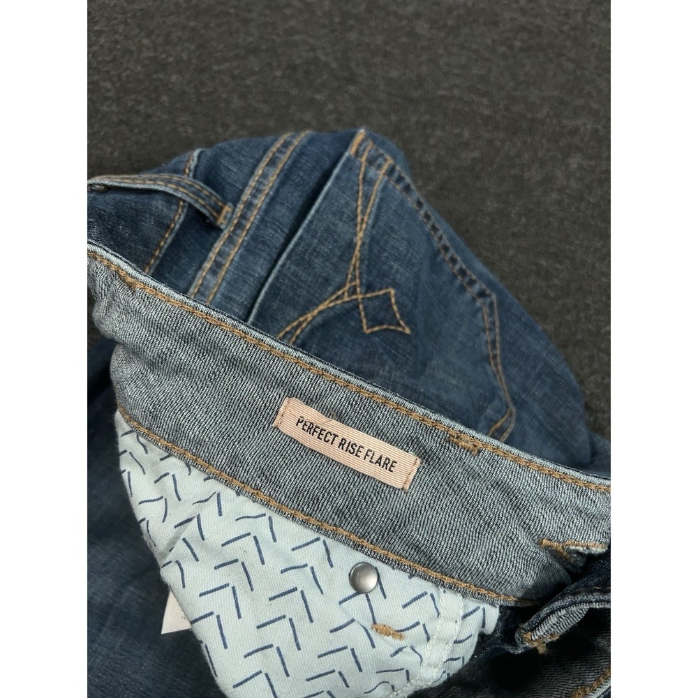 Ariat Perfect Rise Flare Jeans Women 30R Blue Denim Bell Bottoms Western Stretch - Picture 6 of 9